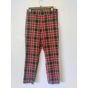 Nice Shape Vintage Looking Time And Tru Plaid Checkered Pants Size 14 Zipper